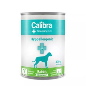 Calibra VD Dog Hypoallergenic Rabit&Insect konzerva  400 g