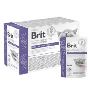 Brit VD Gluten & Grain-Free Cat Fillets in Gravy Gastrointestinal 85 g kapsičky