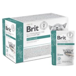 Brit VD Gluten & Grain-Free Cat Fillets in Gravy Sterilised  85 g kapsičky