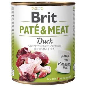 Brit Paté & Meat Duck 800 g konzerva