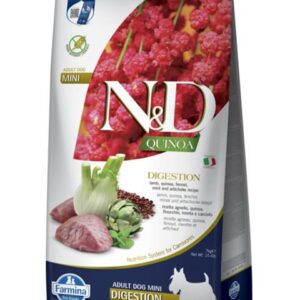 Farmina N&D dog QUINOA (GF) adult mini, digestion, lamb & fennel 7 kg