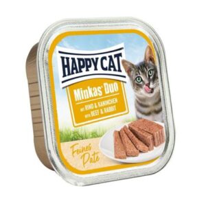 Happy Cat Minkas Duo Paté - Hovädzie & Králik 100 g