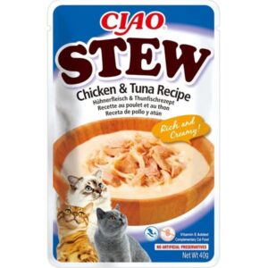 Inaba CIAO Stew Cat Kapsička Kura & Tuniak  40 g