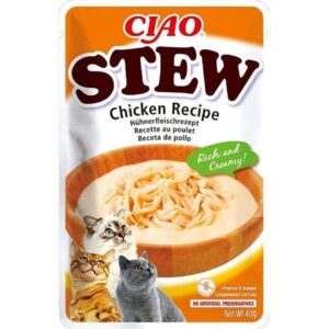Inaba CIAO Stew Cat Kapsička Kura  40 g