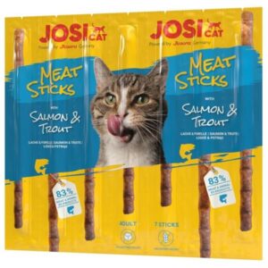 JosiCat pamlsok Cat Meat Sticks Salmon&Trout 35 g