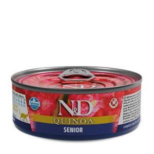Farmina N&D cat QUINOA senior lamb konzerva 80 g