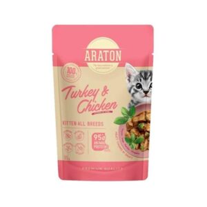 ARATON cat kitten KAPSIČKA wet turkey&chicken 85 g