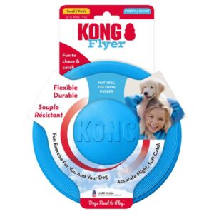 Hračka Kong Puppy Flyer disk pre šteniatka S prírodná guma