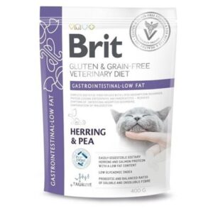Brit Veterinary Diets GF cat Gastrointestinal-Low fat 400 g