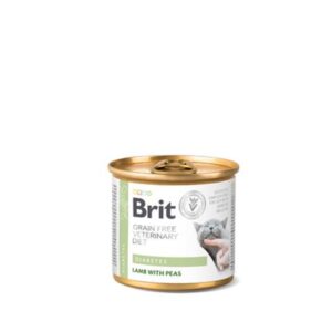 Brit Veterinary Diets GF cat Cans Diabetes 200 g konzerva