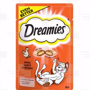 Pamlsok Mars DREAMIES cat s kuracím 6 x 60 g
