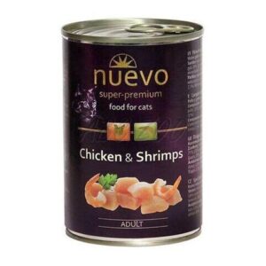 NUEVO cat Adult Chicken & Shrimps bal. 6 x 400 g konzerva
