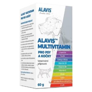 ALAVIS Multivitamín pre psy a mačky 60 g