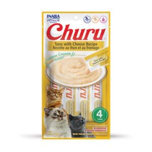 Pamlsok Inaba Churu Pyré cat Tuniak so syrom 4 tuby 56 g