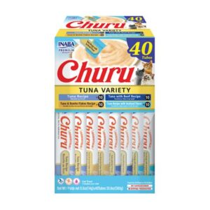 Pamlsok Inaba Churu cat Tuniak 4 pr&iacute;chute 40 t&uacute;b 560 g