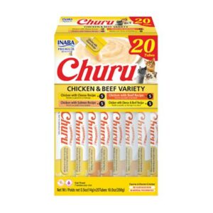 Pamlsok Inaba Churu cat Kura s hov&auml;dz&iacute;m m&auml;som 4 pr&iacute;chute 20 t&uacute;b 280 g