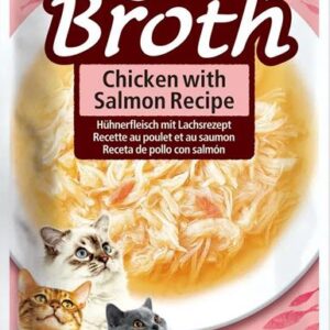 Pamlsok Inaba PS Ciao Broth cat Kura s lososom 40 g