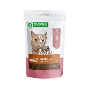 Pamlsok Natures P Snack cat rabbit with goji berries 75 g