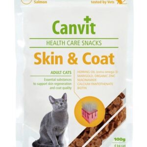 Pamlsok Canvit Health Care cat Skin & Coat Snack 100 g