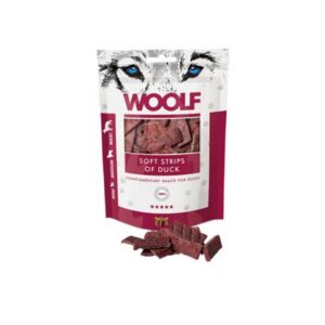 Pamlsok Woolf Dog Duck Soft Strips 100 g