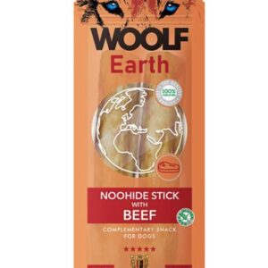 Pamlsok Woolf Dog Earth NOOHIDE L Sticks with Beef 85 g