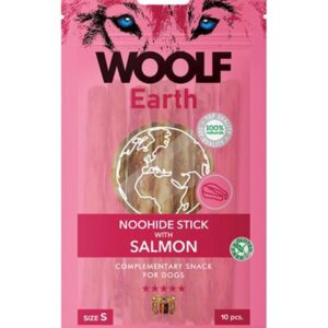 Pamlsok Woolf Dog Earth NOOHIDE S Salmon 90 g