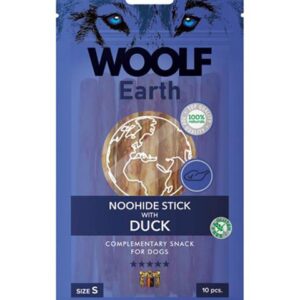 Pamlsok Woolf Dog Earth NOOHIDE S Duck 90 g