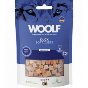 Pamlsok Woolf Dog Soft Cubes Duck 100 g