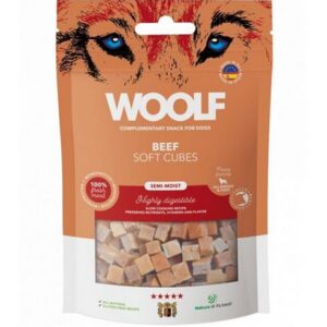 Pamlsok Woolf Dog Soft Cubes Beef 100 g