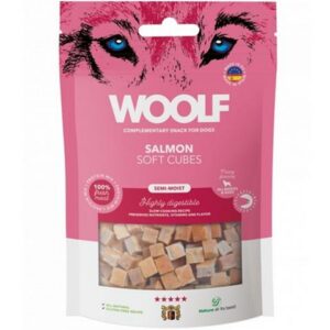 Pamlsok Woolf Dog Soft Cubes Salmon 100 g