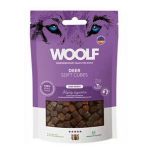 Pamlsok Woolf Dog Soft Cubes Deer 100 g